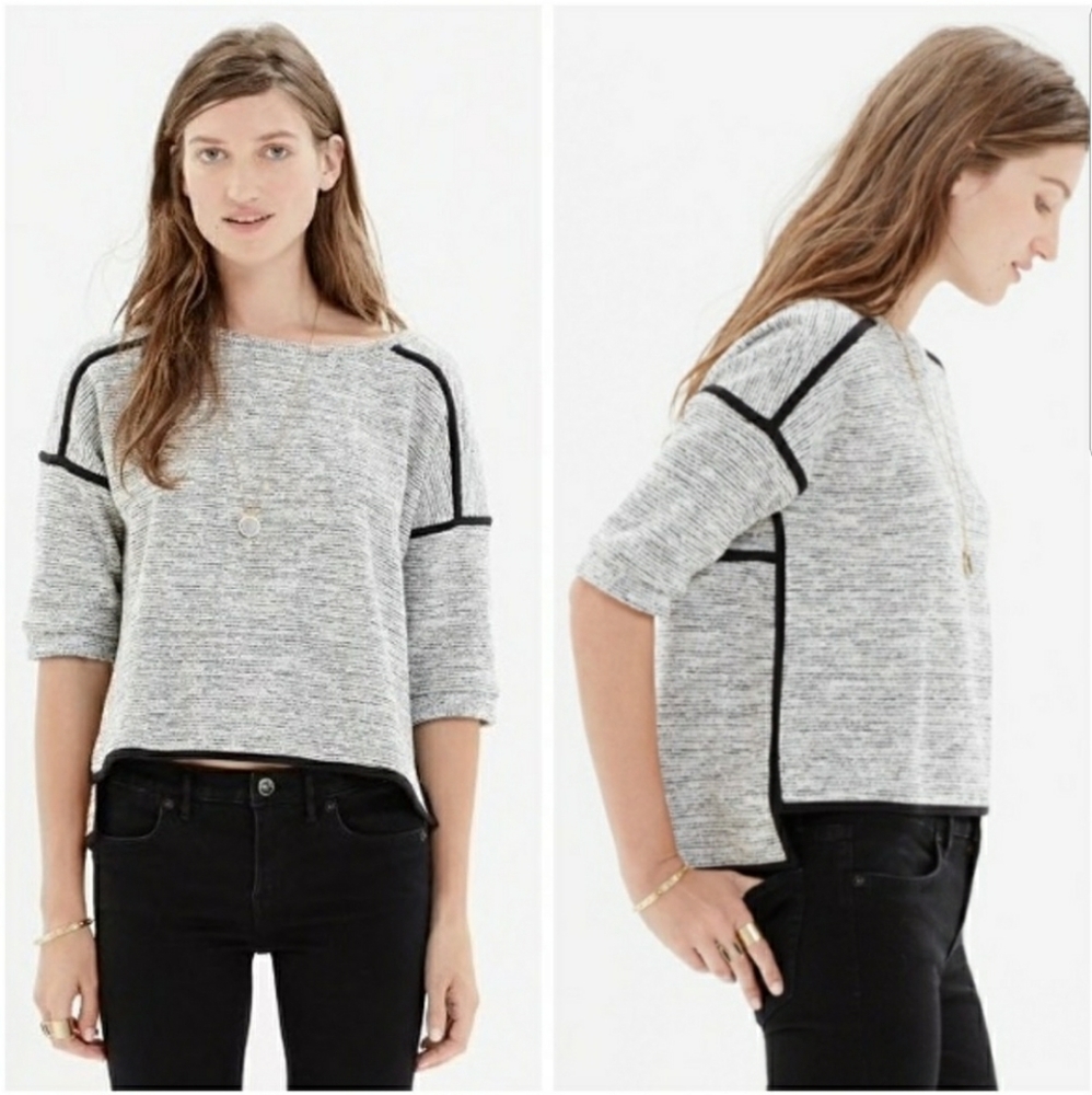 Madewell Textured Crop Sweater